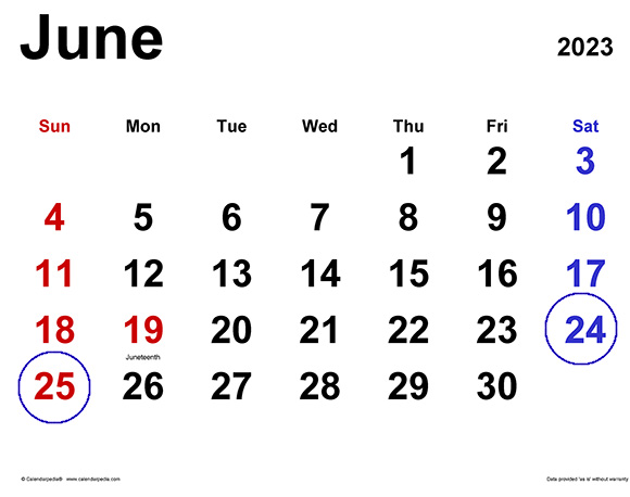 calendar